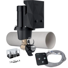 Комплект подруливающего устройства Quick 2.2кВт, 40кГс, 12В, 125мм с туннелем, кабелем и пультом